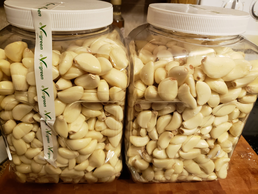 What 5 kilos of garlic look like